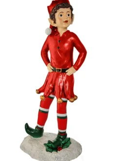 Clearance Decorator's Warehouse 54" Resin Elf With Hands On Hip