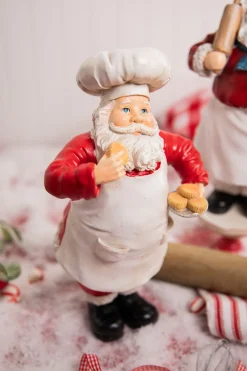 Sale Decorator's Warehouse 12" Resin Holiday Chef Santa