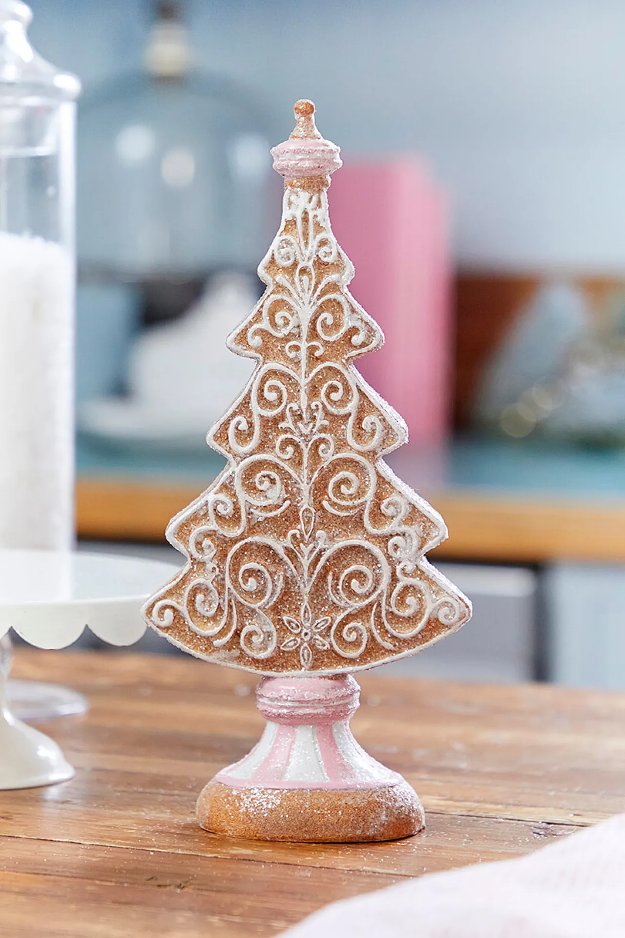 Decorator's Warehouse 11" Resin Icing Gingerbread Tree