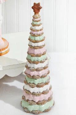 Sale Decorator's Warehouse 14" Resin Layered Gingerbread Icing Tree