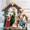 Sale Decorator's Warehouse 9" Resin Nativity Scene