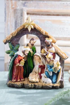 Sale Decorator's Warehouse 9" Resin Nativity Scene