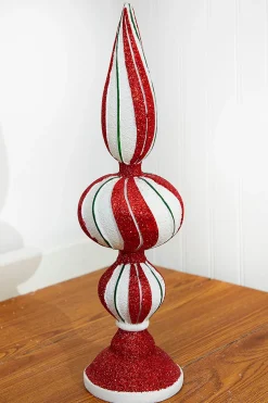 Hot Decorator's Warehouse 15" Resin Peppermint Finial
