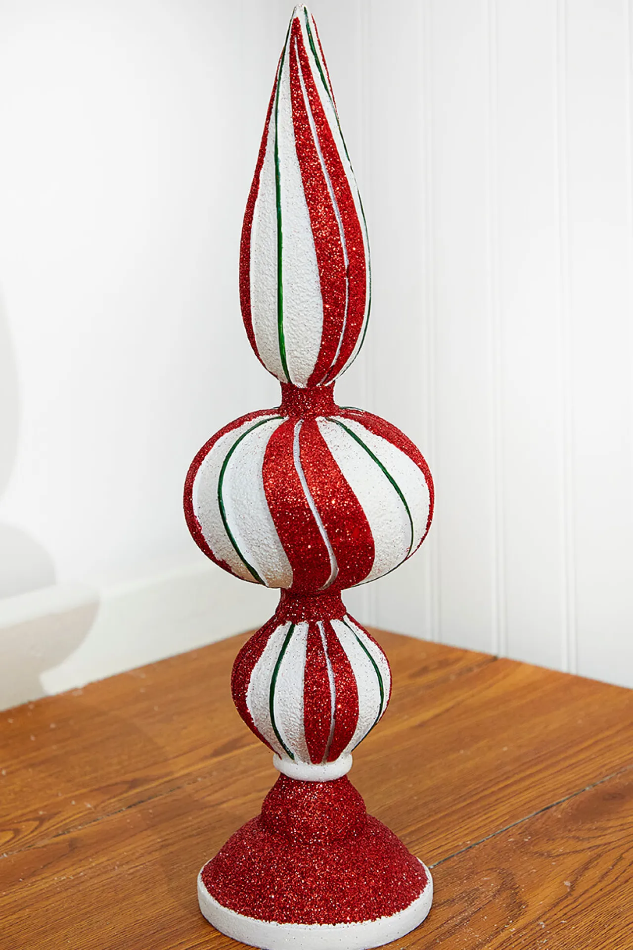 Hot Decorator's Warehouse 15" Resin Peppermint Finial