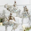 Outlet Decorator's Warehouse 16" Resin Renaissance Three Kings With Animals - Set Of 3