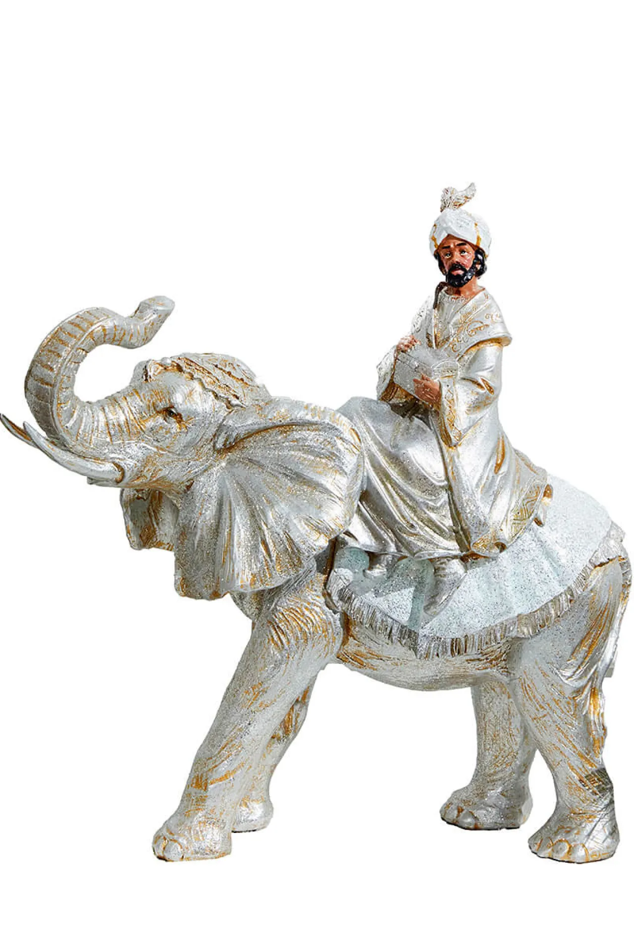 Outlet Decorator's Warehouse 16" Resin Renaissance Three Kings With Animals - Set Of 3