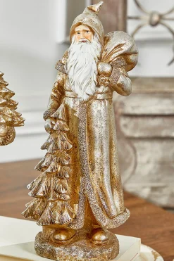 Online Decorator's Warehouse 12.25” Resin Rustic Santa