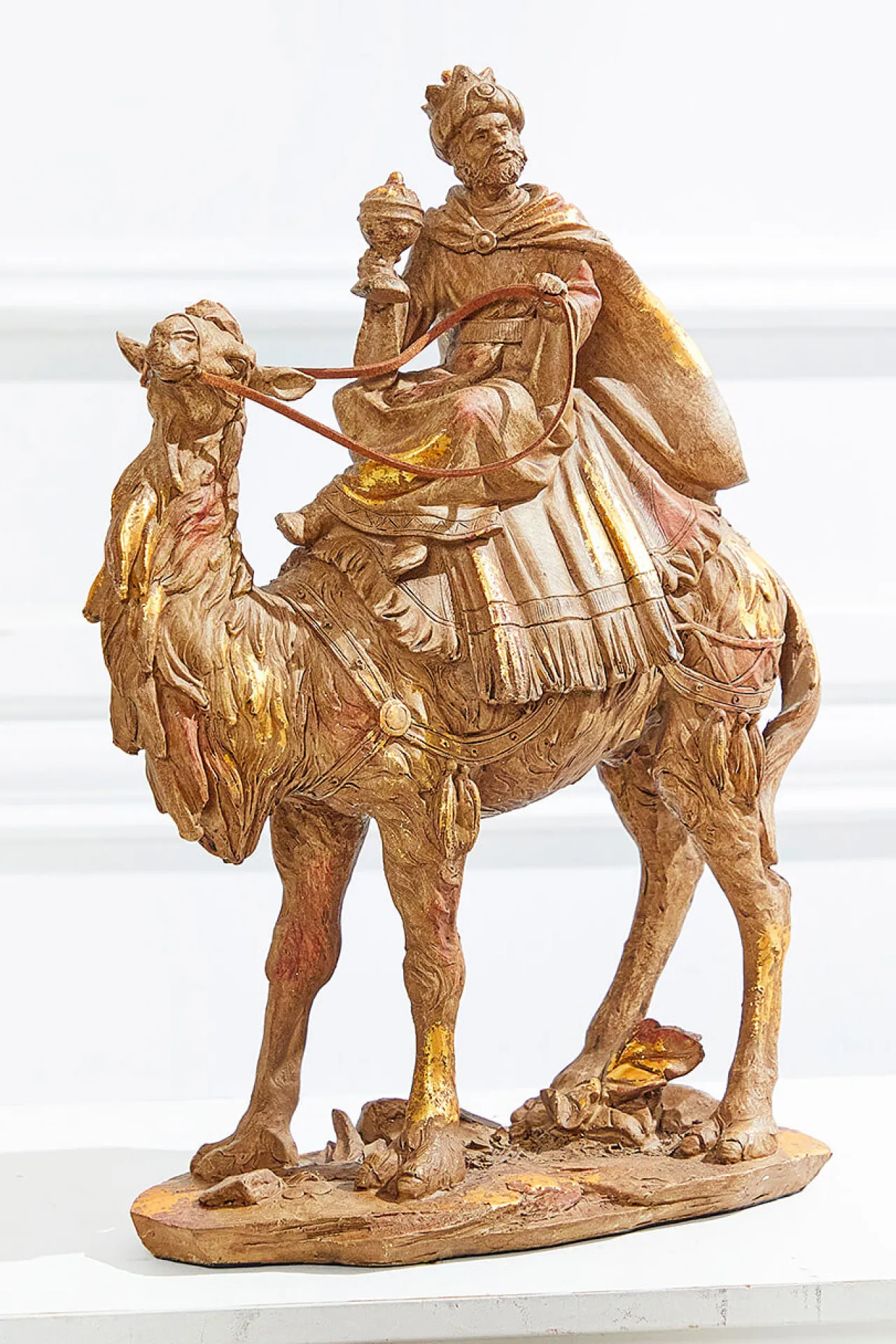 Outlet Decorator's Warehouse 13" Resin Three Kings On Camels - Set Of 3