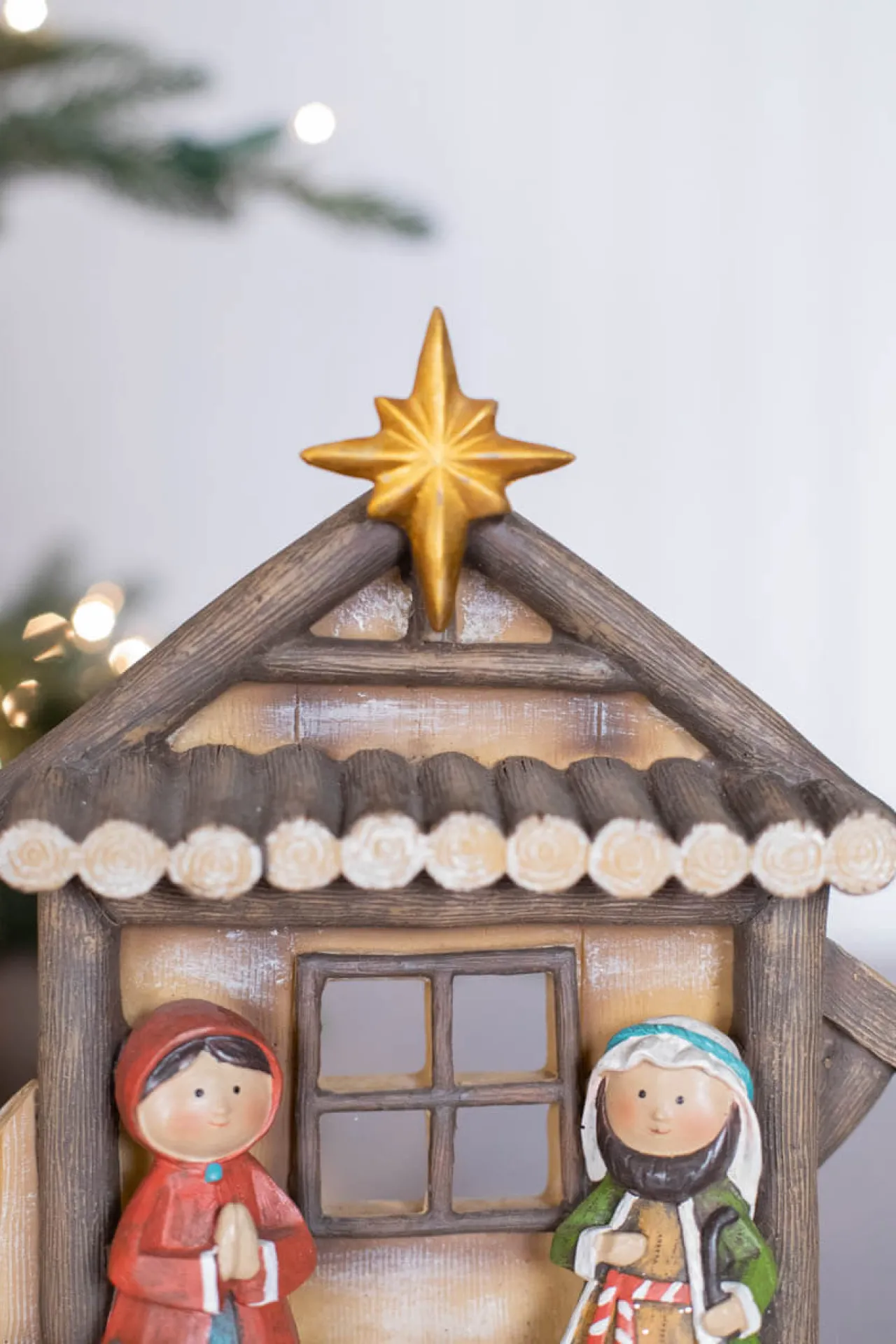 Hot Decorator's Warehouse 9” Resin Traditional Kid Nativity Scene