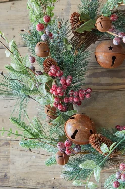 Clearance Decorator's Warehouse 18" Rustic Bell Wreath