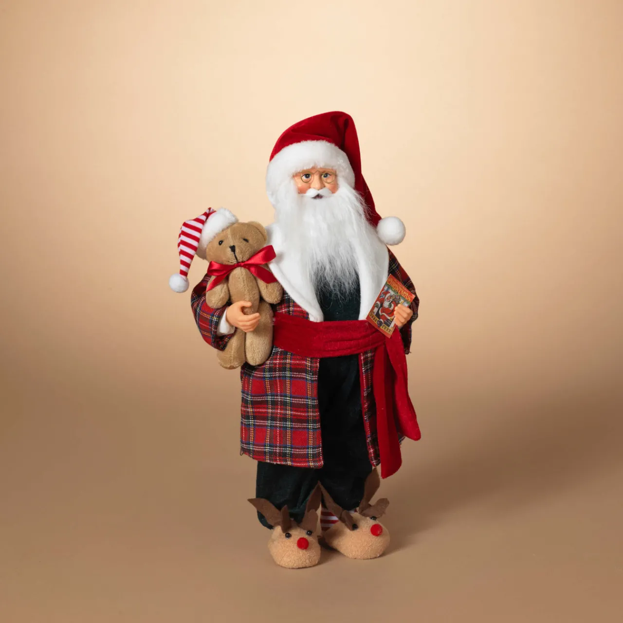 Best Decorator's Warehouse 18" Santa In Pajamas Figurine