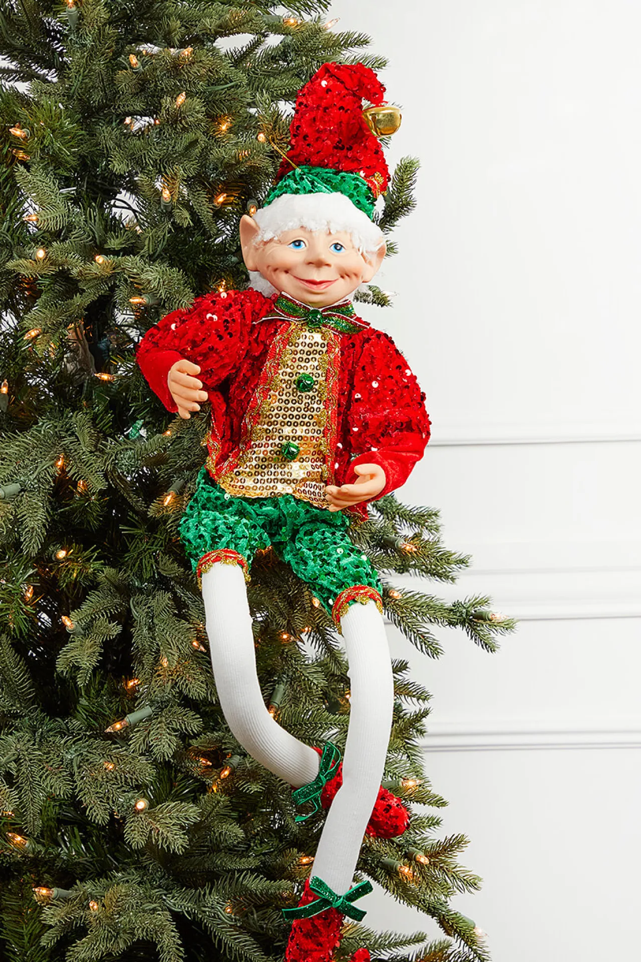 Clearance Decorator's Warehouse 30" Sequin Bendable Elf