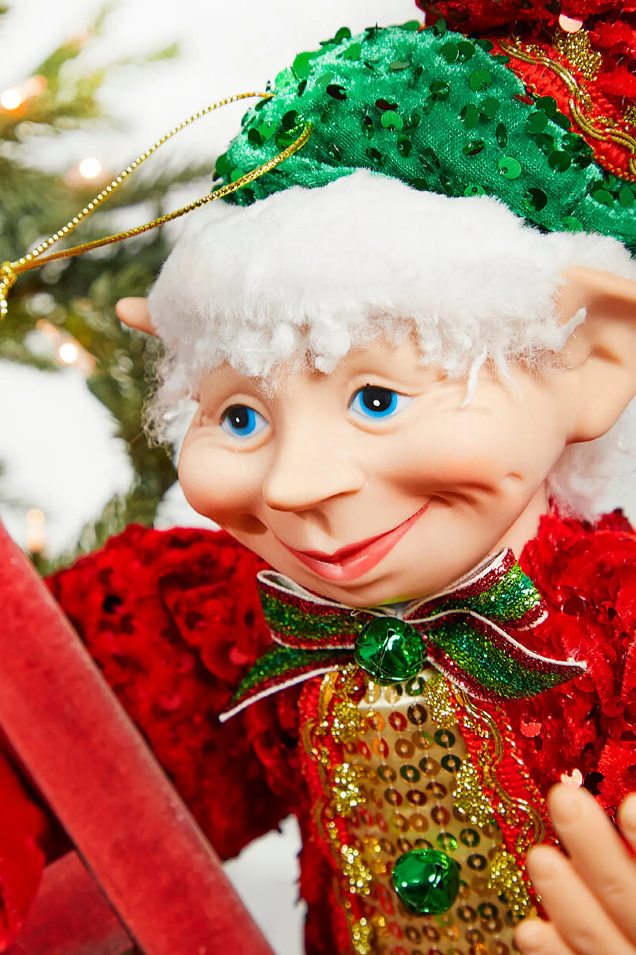 Clearance Decorator's Warehouse 30" Sequin Bendable Elf