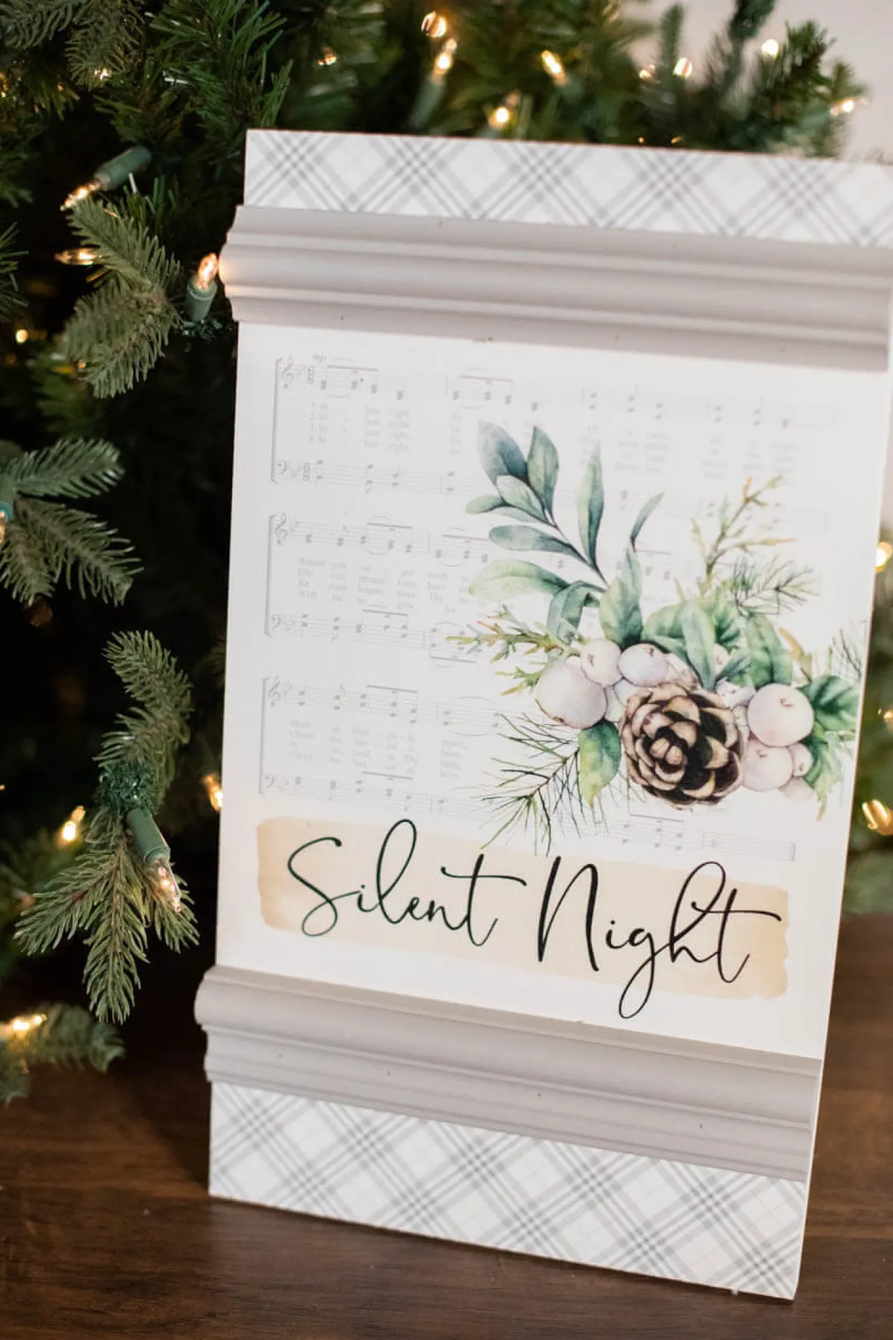 Discount Decorator's Warehouse 15” Silent Night Wood Sign