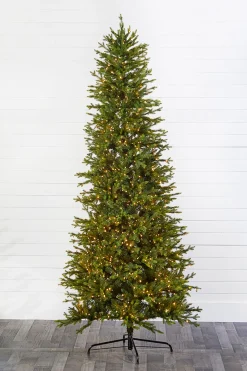 New Decorator's Warehouse 9' Slim Southern Fir With 1500 3mm Lights