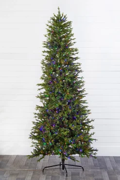 New Decorator's Warehouse 9' Slim Southern Fir With 1500 3mm Lights