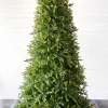 Clearance Decorator's Warehouse 9' Slim Trinity Pine Artificial Christmas Tree With 1150 Color-Changing Lights