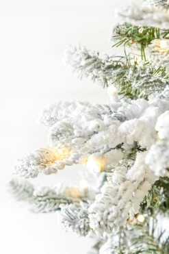 Best Decorator's Warehouse 9' Snowcrest Pencil Pine Artificial Christmas Tree With 700 Color-Changing Lights