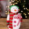 Clearance Decorator's Warehouse 15” Snowman With Candy Cane