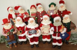 Sale Decorator's Warehouse 12” Standing Santa - The Nicholas Collection