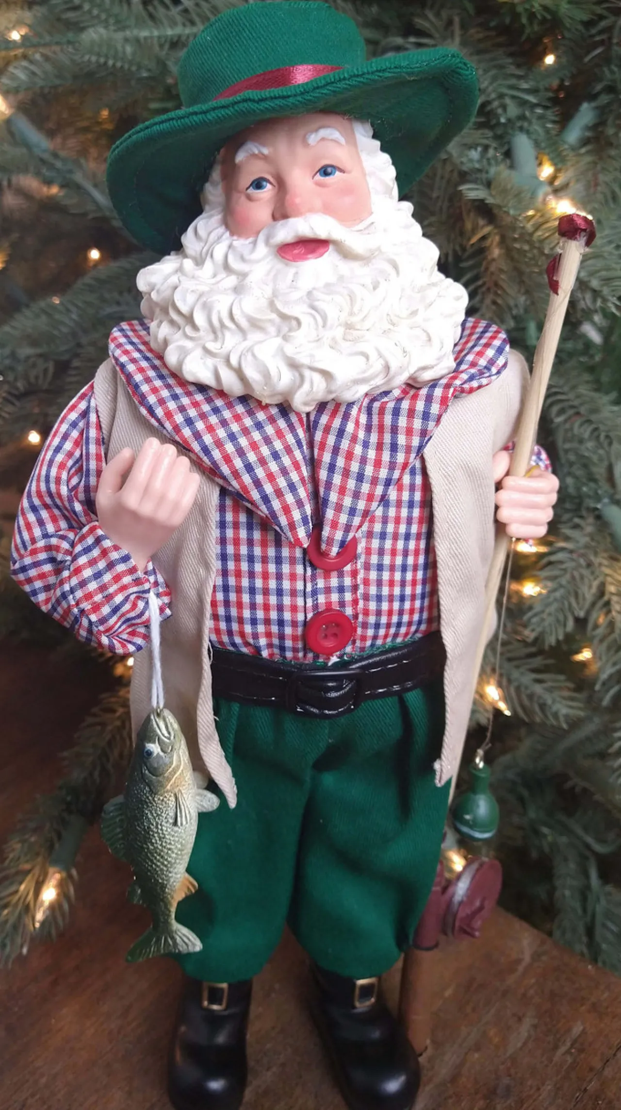Sale Decorator's Warehouse 12” Standing Santa - The Nicholas Collection