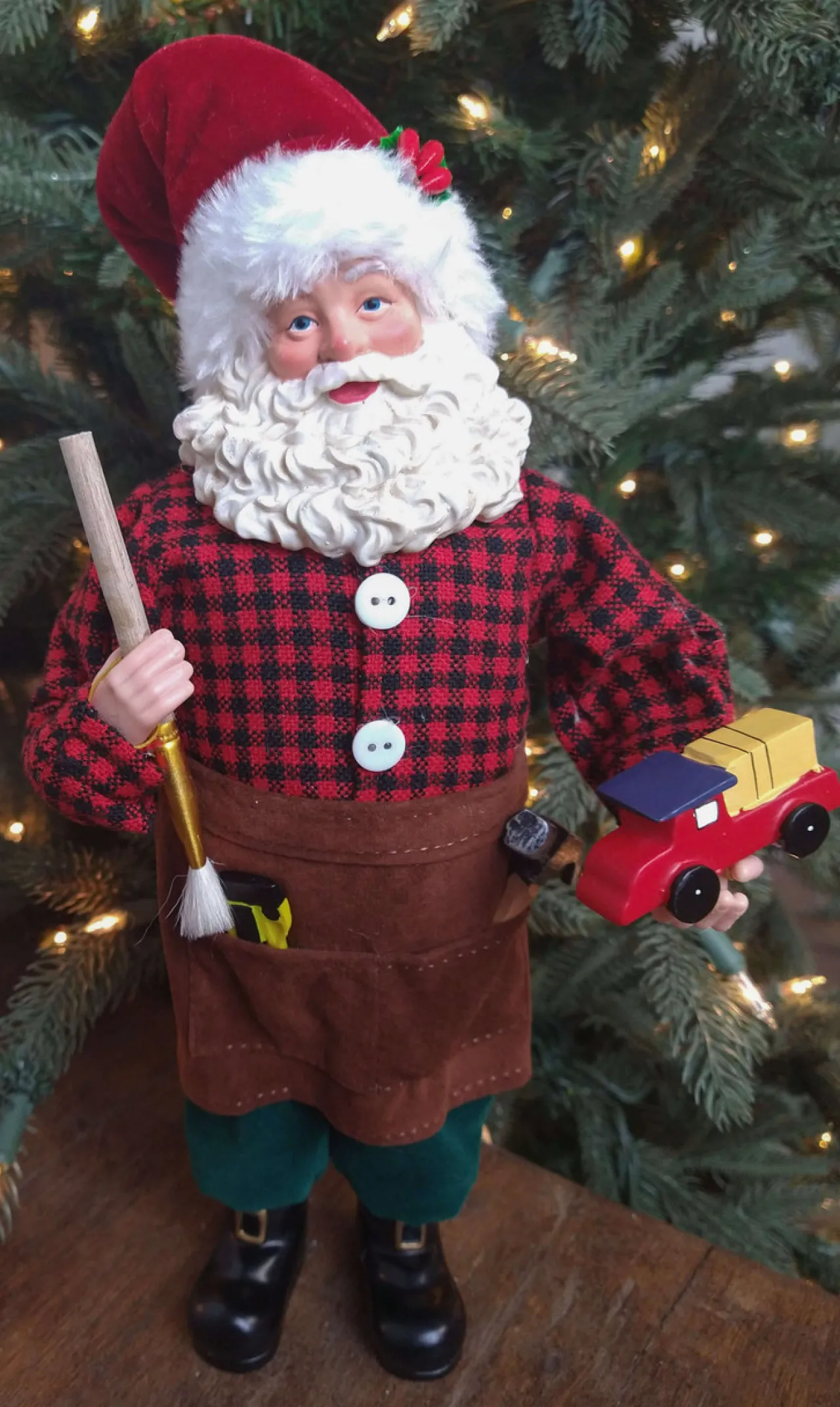Sale Decorator's Warehouse 12” Standing Santa - The Nicholas Collection