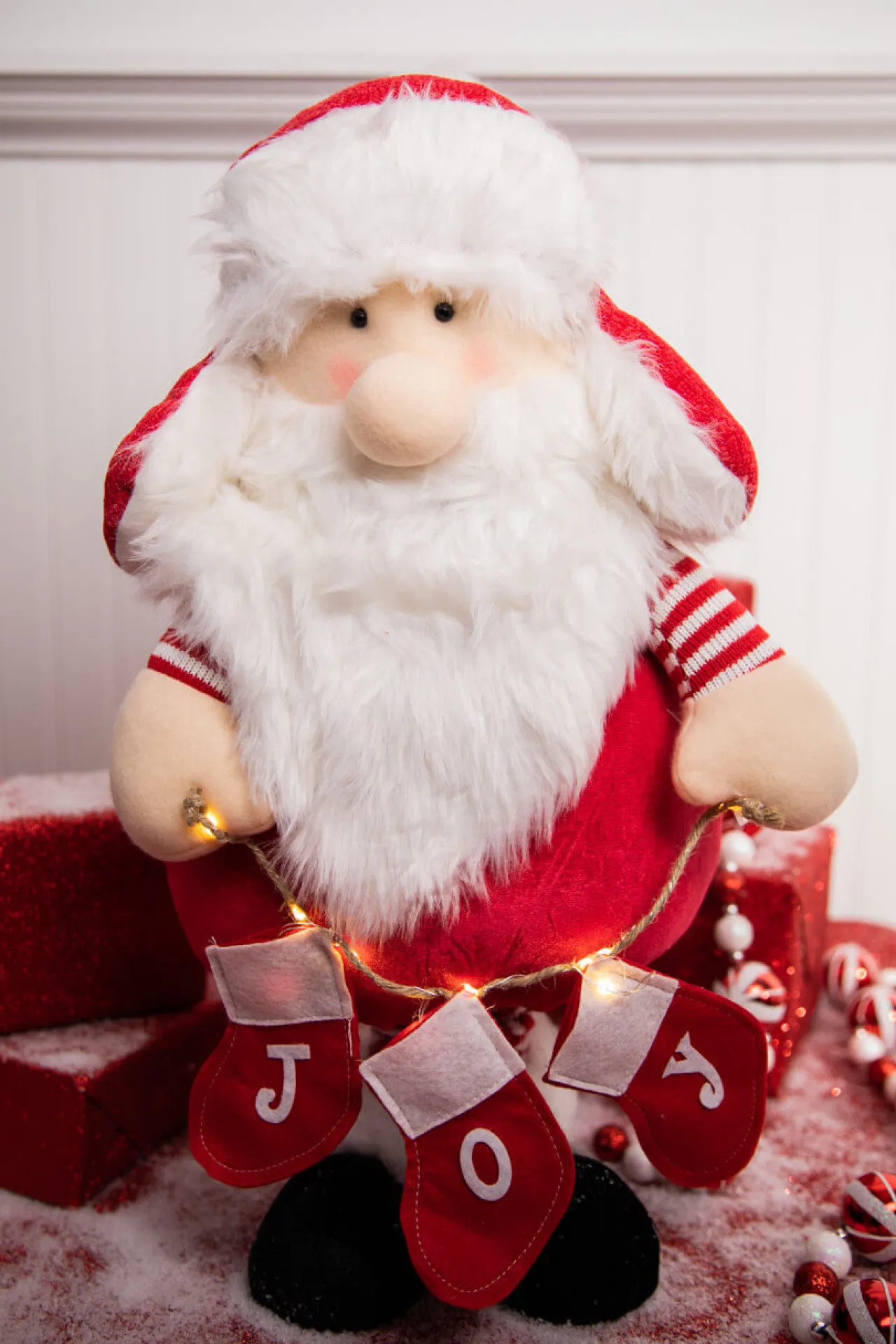 Outlet Decorator's Warehouse 20-36” Telescope Long Leg Light Up Santa Figure