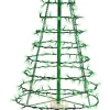 Online Decorator's Warehouse 4' Twinkling Starry Alpine Tree - Green/Warm White 270 Lights