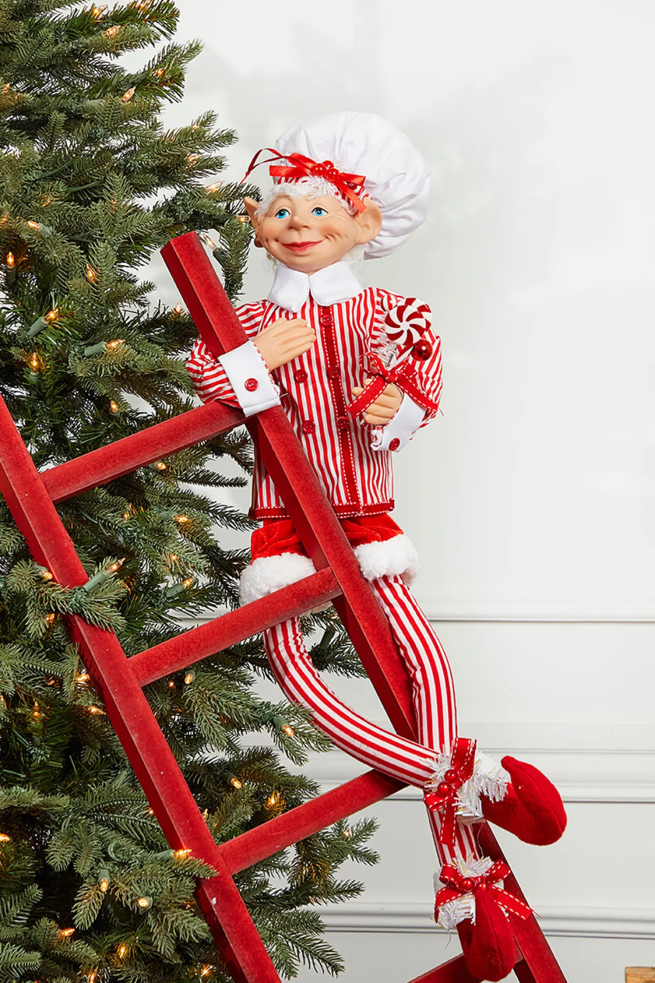 Online Decorator's Warehouse 32" Wood Antique Christmas Ladder