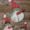 Decorator's Warehouse 18" Wood Snowman Head Wall Decor - Set Of 3