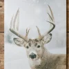 Hot Decorator's Warehouse 16 X 24” Buck Deer In Snowy Field Print