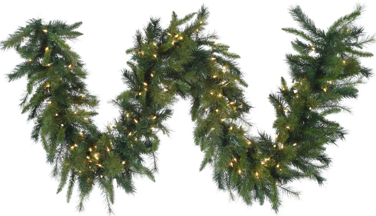 New Decorator's Warehouse 9' X 16" LED Royal Mix Garland
