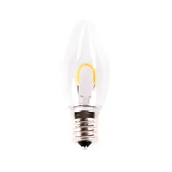 Clearance Decorator's Warehouse C9 Filament Bulb (25 Bulbs/box) - Cool White