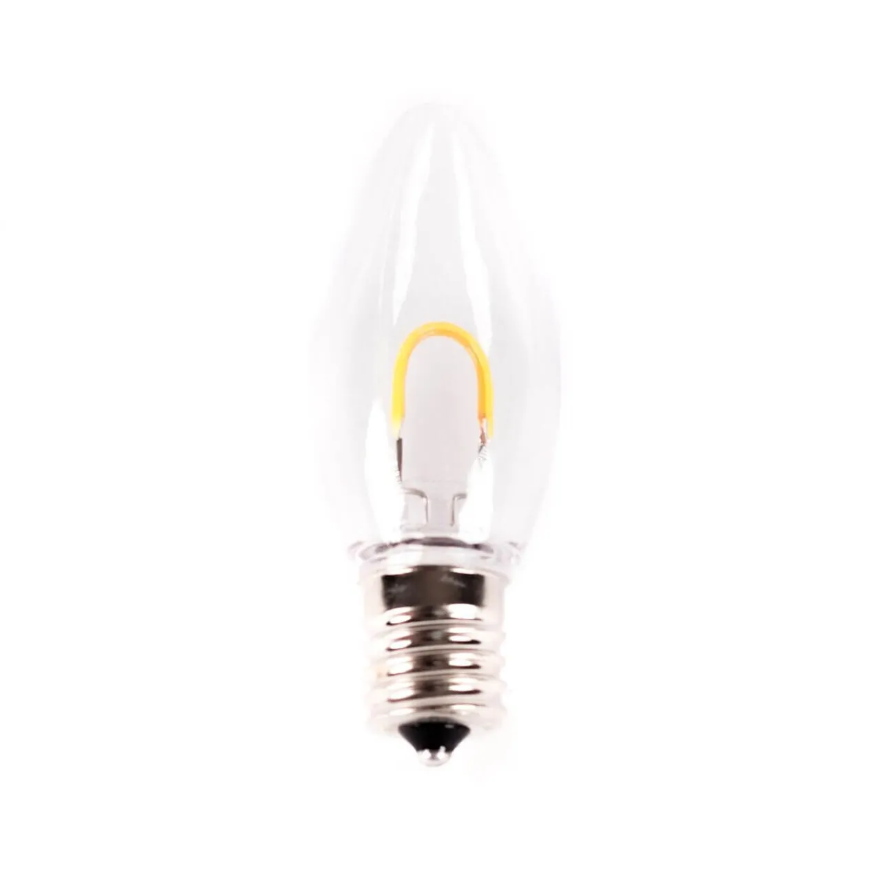 Clearance Decorator's Warehouse C9 Filament Bulb (25 Bulbs/box) - Cool White