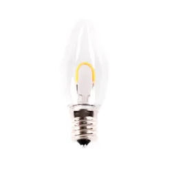 New Decorator's Warehouse C9 Filament Bulb (25 Bulbs/box) - Pure White