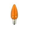 Best Decorator's Warehouse C9 LED Minleon Legacy Bulb (25 Bulbs/box) - Smooth, Orange