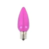 Best Decorator's Warehouse C9 Minleon LED SMD Bulb (25 Bulbs/box) - Smooth, Pink