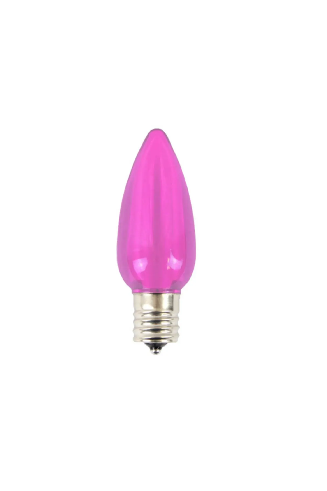 Best Decorator's Warehouse C9 Minleon LED SMD Bulb (25 Bulbs/box) - Smooth, Pink