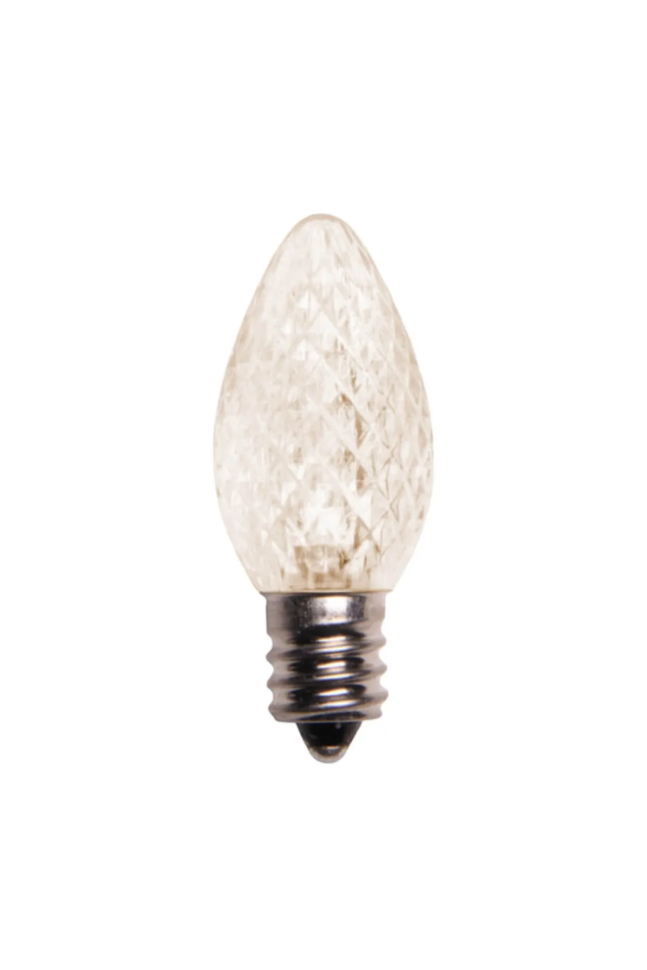 Hot Decorator's Warehouse C7 Platinum Elite LED SMD Bulbs (25 Bulbs/bag) - Faceted, Warm White
