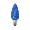 New Decorator's Warehouse C9 Platinum Elite LED SMD Bulb (25 Bulbs/bag) - Faceted, Blue