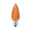 Clearance Decorator's Warehouse C9 Platinum Elite LED SMD Bulb (25 Bulbs/bag) - Faceted, Orange