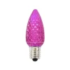 Outlet Decorator's Warehouse C9 Platinum Elite LED SMD Bulb (25 Bulbs/bag) - Faceted, Pink