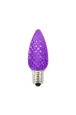 Outlet Decorator's Warehouse C9 Platinum Elite LED SMD Bulb (25 Bulbs/bag) - Faceted, Purple
