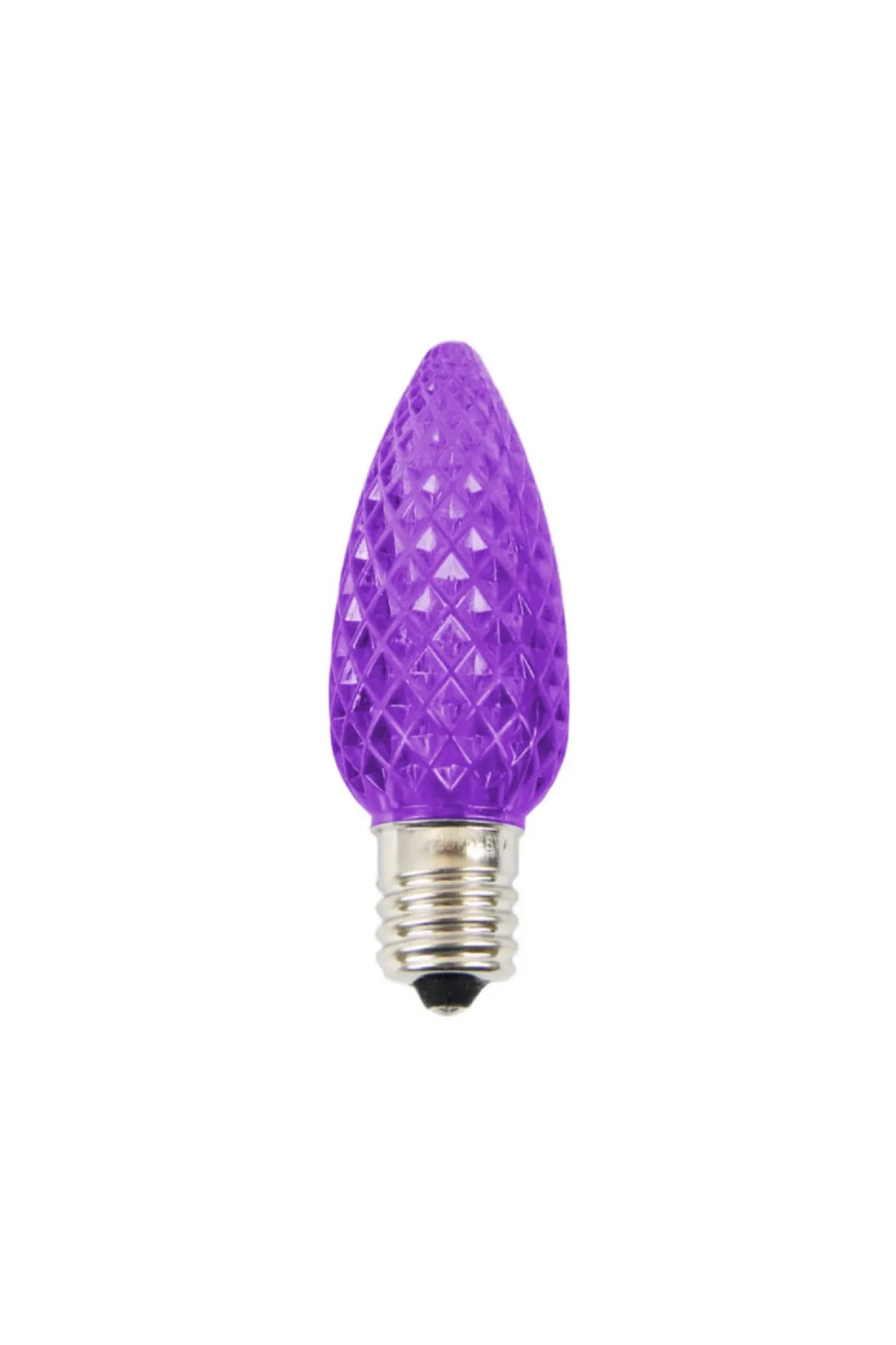 Outlet Decorator's Warehouse C9 Platinum Elite LED SMD Bulb (25 Bulbs/bag) - Faceted, Purple
