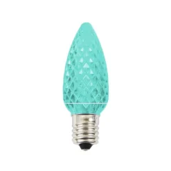 Best Decorator's Warehouse C9 Platinum Elite LED SMD Bulb (25 Bulbs/bag) - Faceted, Teal