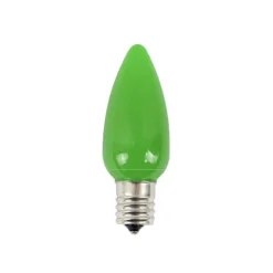 Clearance Decorator's Warehouse C9 Platinum Elite LED SMD Bulb (25 Bulbs/bag) - Frosted, Green