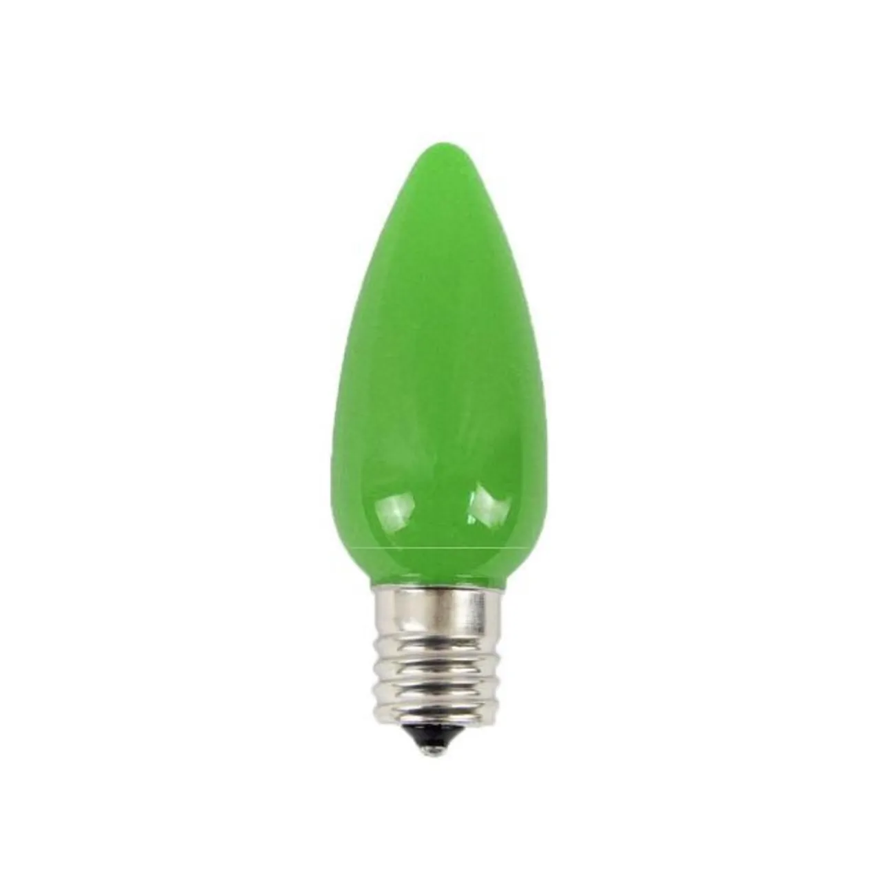 Clearance Decorator's Warehouse C9 Platinum Elite LED SMD Bulb (25 Bulbs/bag) - Frosted, Green