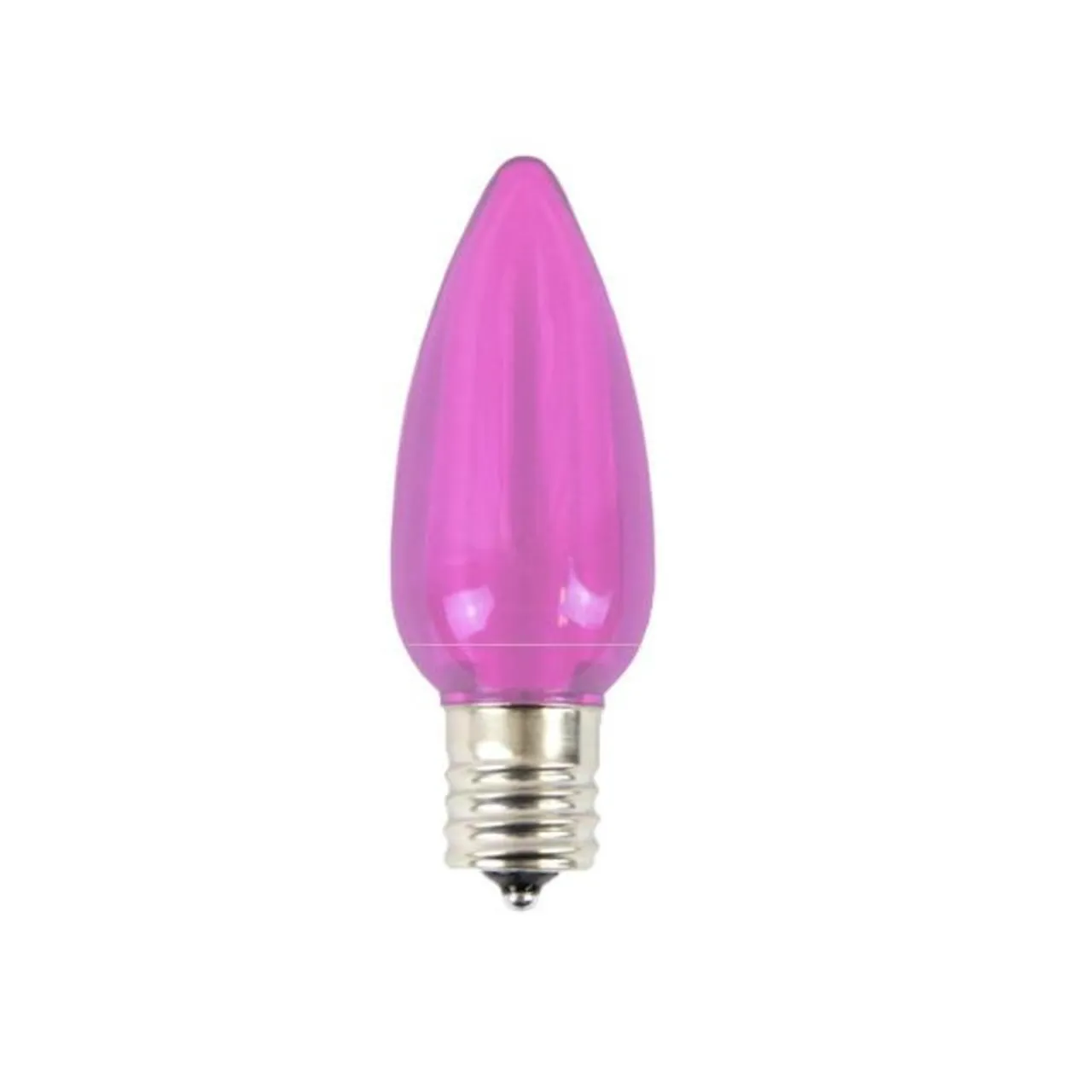 New Decorator's Warehouse C9 Platinum Elite LED SMD Bulb (25 Bulbs/bag) - Smooth, Pink