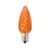 Online Decorator's Warehouse C9 Wonderful LED SMD Bulb (25 Bulbs/bag) - Faceted, Orange