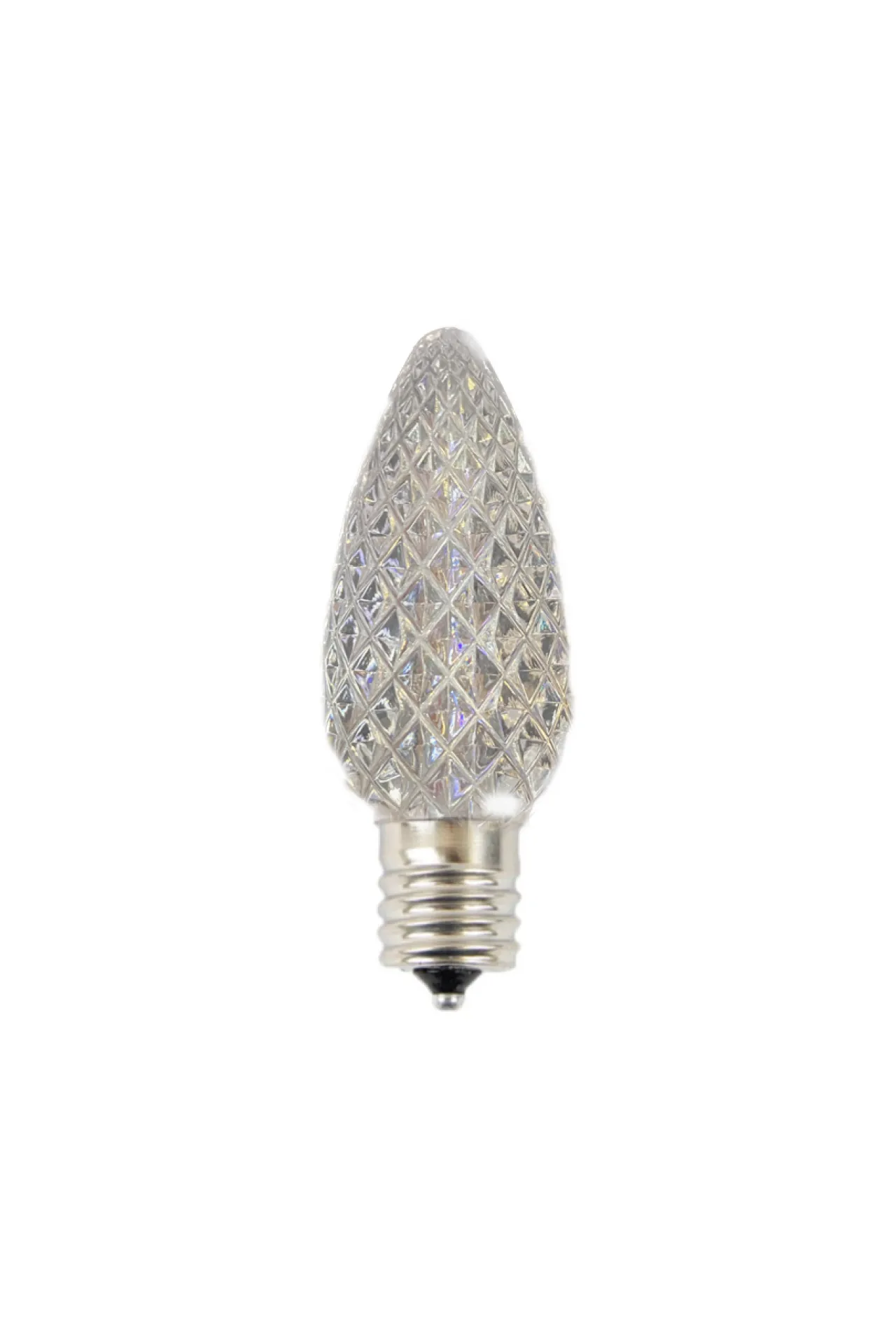 Discount Decorator's Warehouse C9 Wonderful LED SMD Bulb (25 Bulbs/bag) - Faceted, Pure White